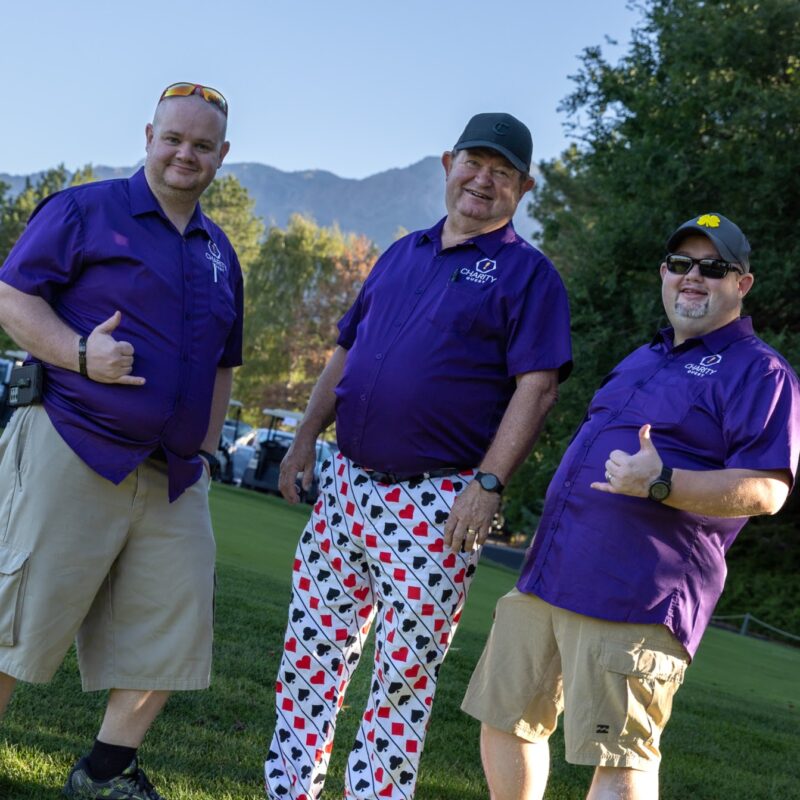 Charity Quest golfers