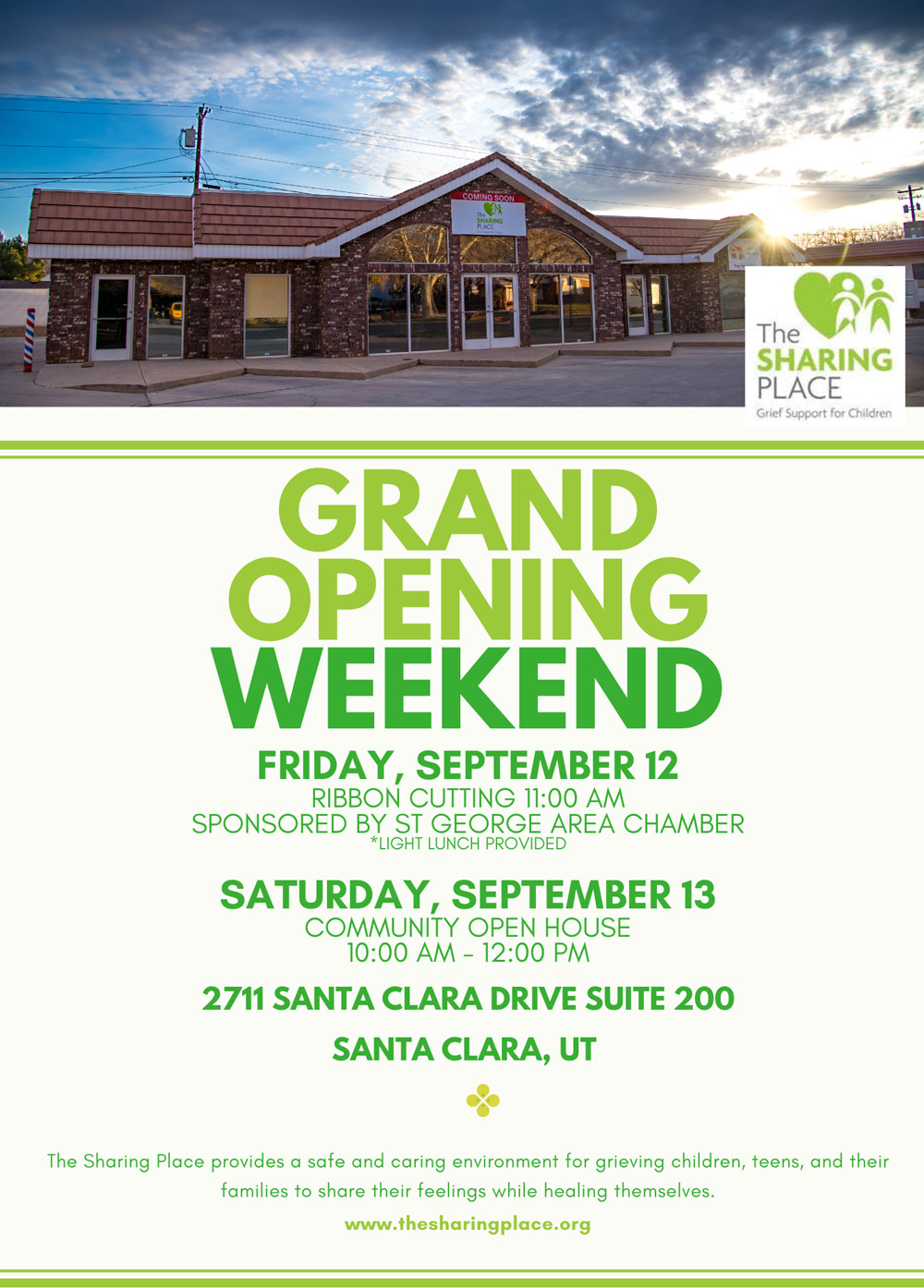 Grand Opening Weekend in Washington County