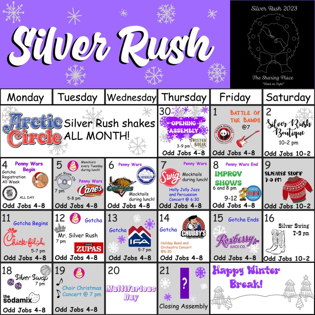 Riverton High School Silver Rush schedule